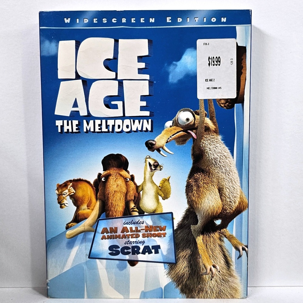 Ice Age The Meltdown DVD‎ Widescreen Edition Animation Ray Romano John Leguizamo